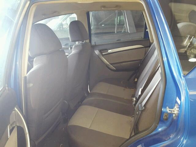 KL1TD66EX9B647571 - 2009 CHEVROLET AVEO LS BLUE photo 6