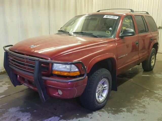 1B4HS28Y8WF135295 - 1998 DODGE DURANGO RED photo 2