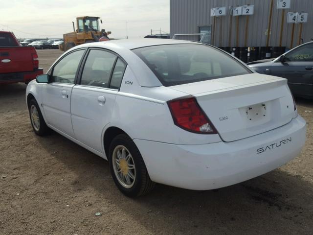 1G8AJ52F53Z100797 - 2003 SATURN ION LEVEL WHITE photo 3