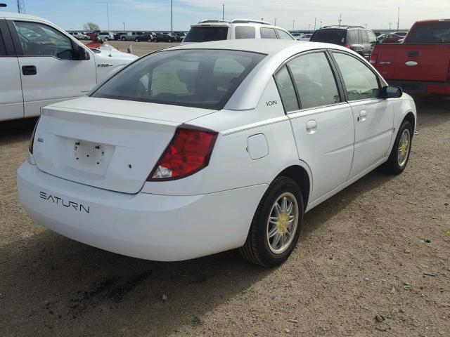 1G8AJ52F53Z100797 - 2003 SATURN ION LEVEL WHITE photo 4