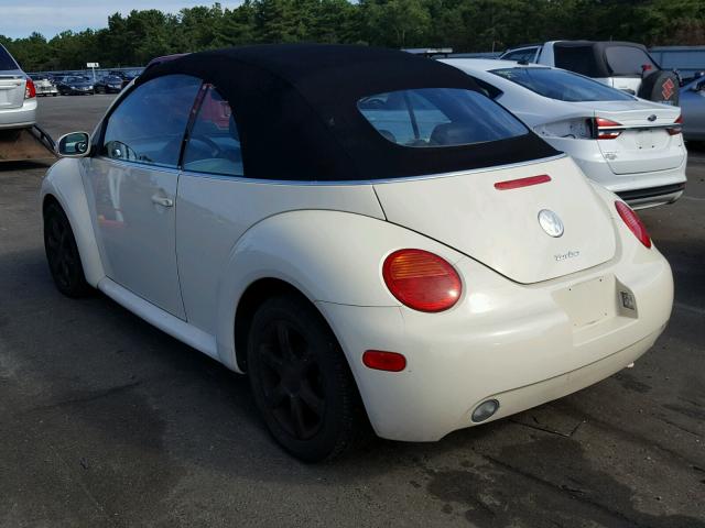 3VWCD31Y95M311077 - 2005 VOLKSWAGEN NEW BEETLE Krem foto 3