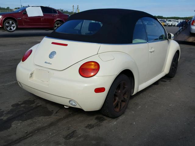 3VWCD31Y95M311077 - 2005 VOLKSWAGEN NEW BEETLE Krem foto 4