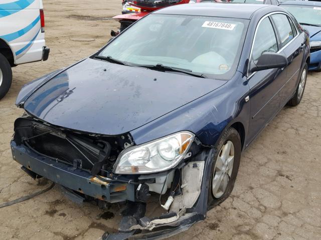 1G1ZG57B684184400 - 2008 CHEVROLET MALIBU LS ლურჯი ფოტო 2