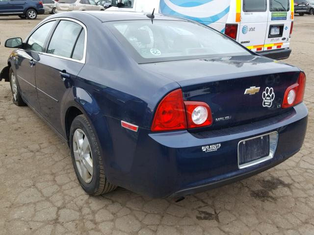 1G1ZG57B684184400 - 2008 CHEVROLET MALIBU LS ლურჯი ფოტო 3