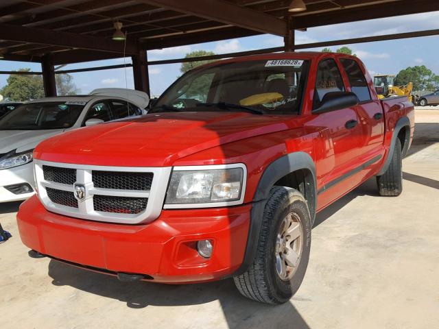 1D7HE78K38S512179 - 2008 DODGE DAKOTA TRX RED photo 2