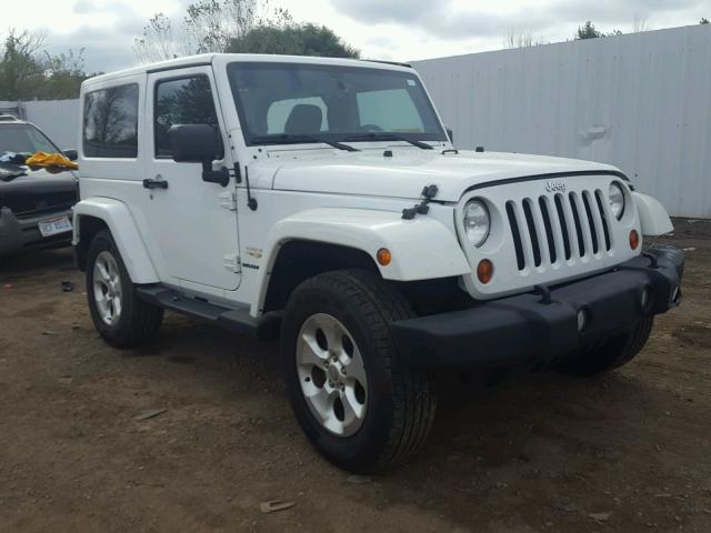 1C4AJWBG0DL577906 - 2013 JEEP WRANGLER S WHITE photo 1