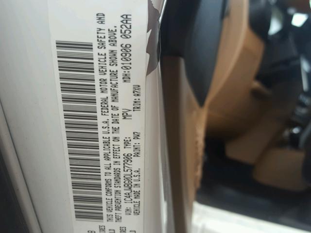 1C4AJWBG0DL577906 - 2013 JEEP WRANGLER S WHITE photo 10