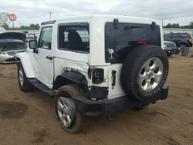 1C4AJWBG0DL577906 - 2013 JEEP WRANGLER S WHITE photo 3