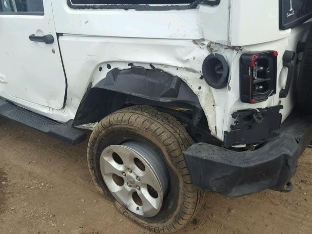 1C4AJWBG0DL577906 - 2013 JEEP WRANGLER S WHITE photo 9