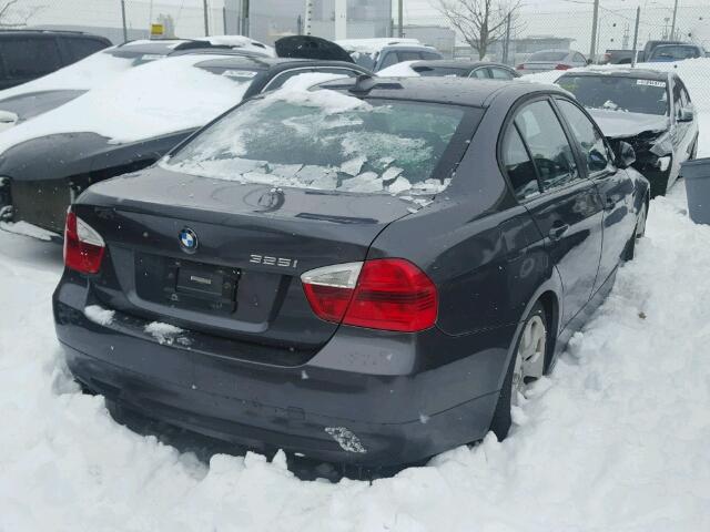 WBAVB13586KX67571 - 2006 BMW 325 I GRAY photo 4