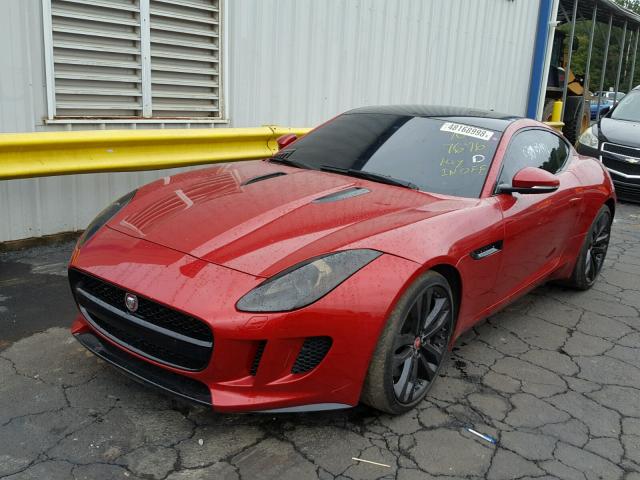 SAJWA6AT8F8K17696 - 2015 JAGUAR F-TYPE RED photo 2