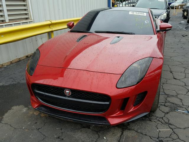 SAJWA6AT8F8K17696 - 2015 JAGUAR F-TYPE RED photo 9