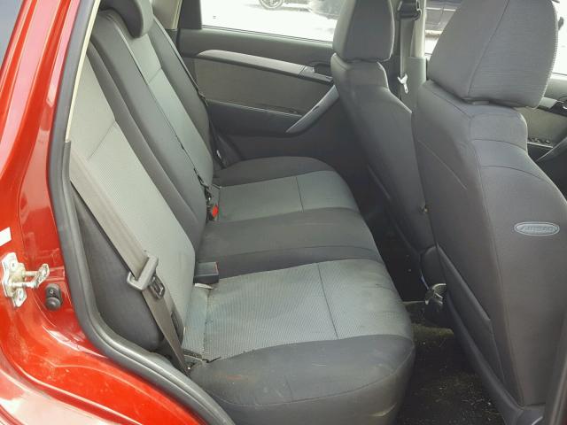 KL1TD6DE2AB048820 - 2010 CHEVROLET AVEO LS RED photo 6