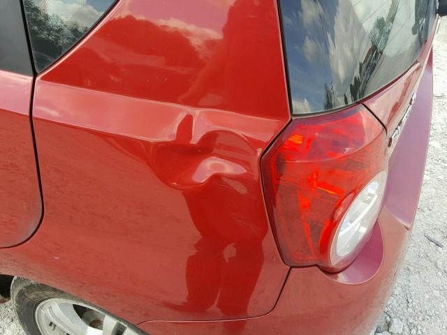 KL1TD6DE2AB048820 - 2010 CHEVROLET AVEO LS RED photo 9