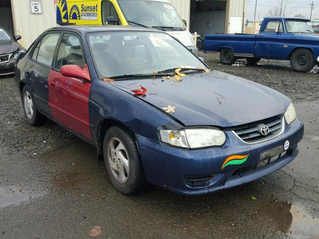 1NXBR12E22Z641008 - 2002 TOYOTA COROLLA CE BLUE photo 1