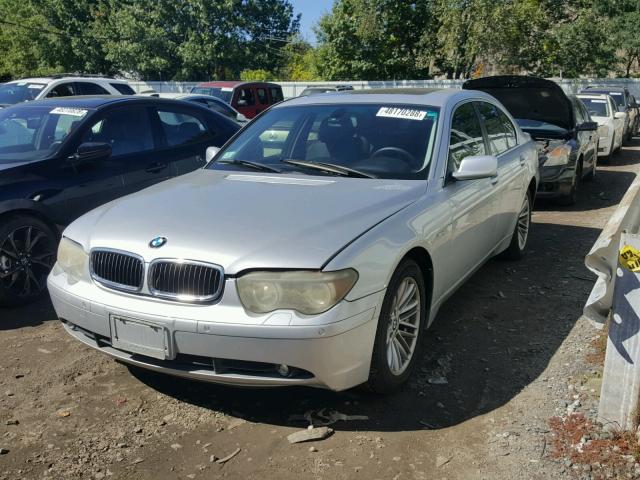 WBAGL63404DP72128 - 2004 BMW 745 I SILVER photo 2