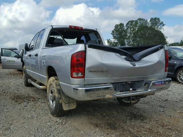 3D7KR28C85G716274 - 2005 DODGE RAM 2500 S ვერცხლისფერი ფოტო 3