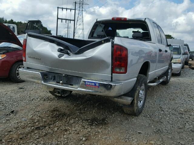 3D7KR28C85G716274 - 2005 DODGE RAM 2500 S ვერცხლისფერი ფოტო 4