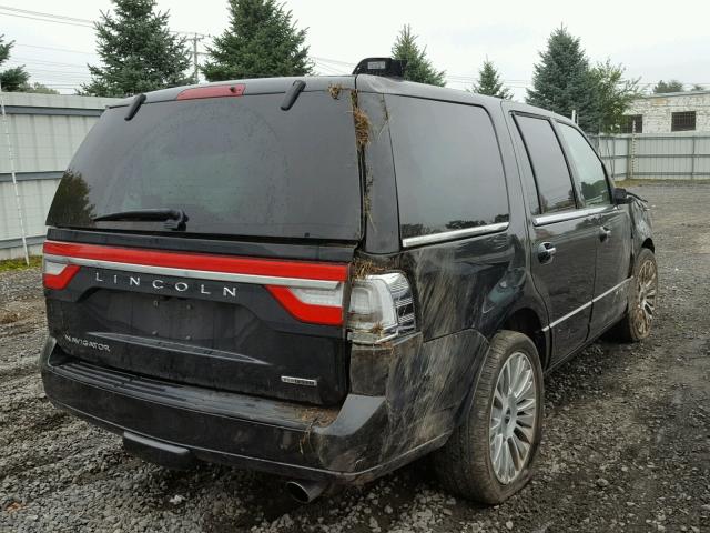 5LMJJ2JT9FEJ10569 - 2015 LINCOLN NAVIGATOR 黑色 照片 4