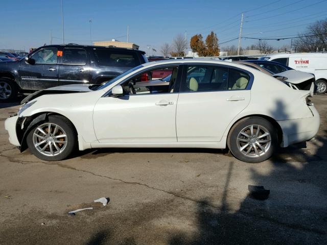 JNKBV61F88M278583 - 2008 INFINITI G35 WHITE photo 3