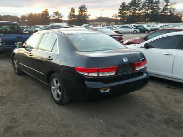 1HGCM56703A033468 - 2003 HONDA ACCORD EX BLACK photo 3