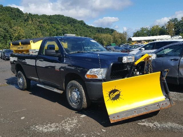 3C6LD5AT9CG158223 - 2012 DODGE RAM 2500 S BLUE photo 1
