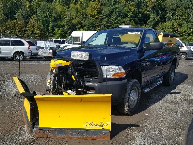 3C6LD5AT9CG158223 - 2012 DODGE RAM 2500 S BLUE photo 2