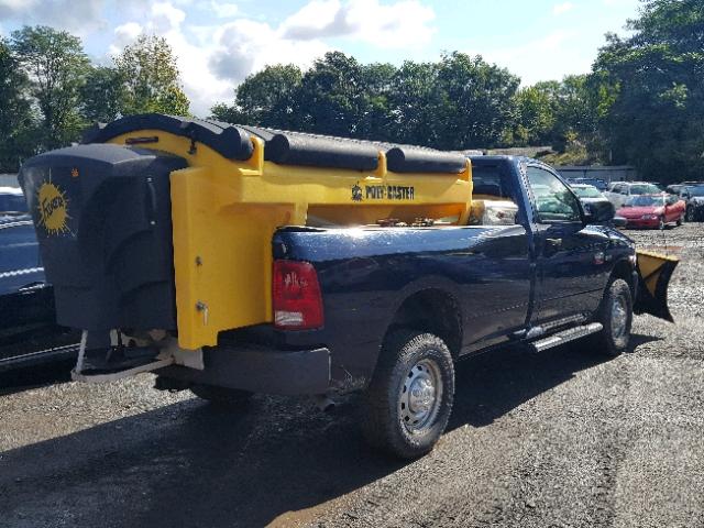 3C6LD5AT9CG158223 - 2012 DODGE RAM 2500 S BLUE photo 4