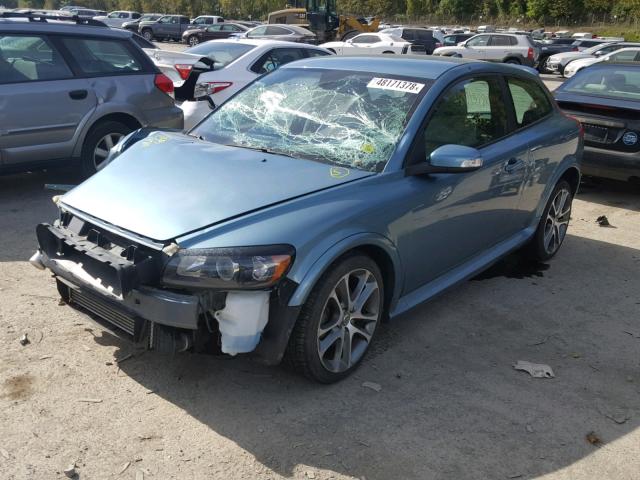 YV1MK672982053909 - 2008 VOLVO C30 T5 TEAL photo 2