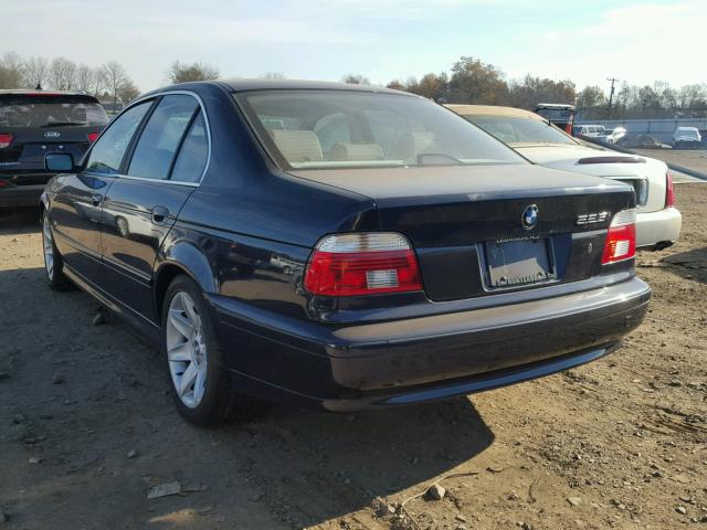 WBADT43473G031270 - 2003 BMW 525 I AUTO BLUE photo 3
