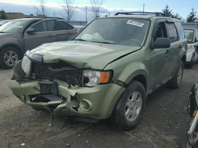 1FMCU031X8KE36629 - 2008 FORD ESCAPE XLT GREEN photo 2