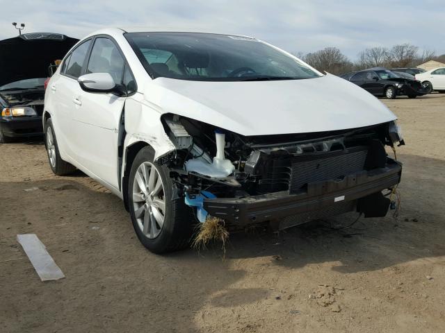 KNAFX4A69G5479142 - 2016 KIA FORTE LX WHITE photo 1