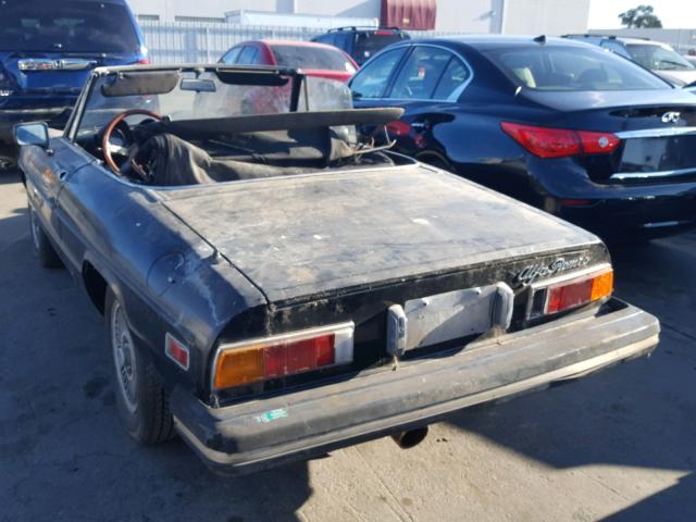 AR115410004988 - 1978 ALFA ROMEO SPIDER BLACK photo 3