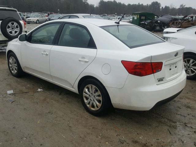 KNAFU4A27C5634559 - 2012 KIA FORTE EX WHITE photo 3