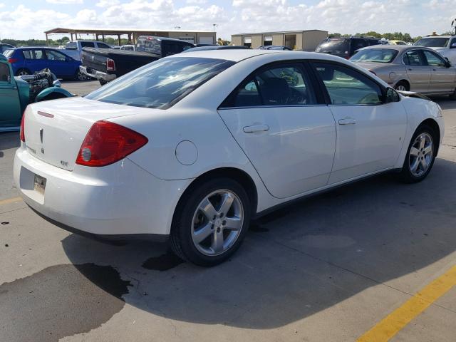 1G2ZH57N884218338 - 2008 PONTIAC G6 GT WHITE photo 4