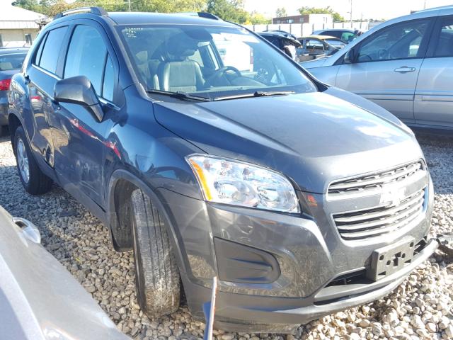 3GNCJLSB9GL172591 - 2016 CHEVROLET TRAX 1LT GRAY photo 1