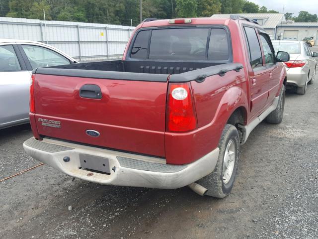 1FMZU77E73UA25072 - 2003 FORD EXPLORER S RED photo 4