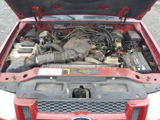 1FMZU77E73UA25072 - 2003 FORD EXPLORER S RED photo 7