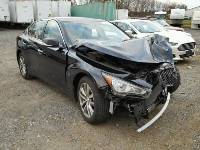 JN1BV7AR7EM705784 - 2014 INFINITI Q50 BASE Чорний фото 1