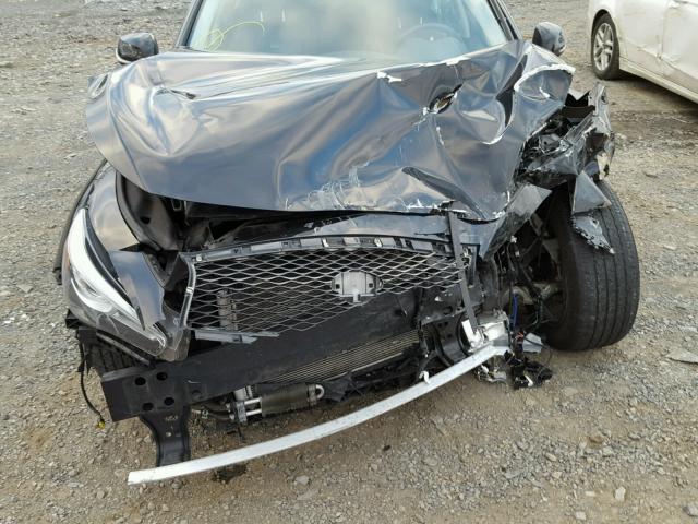 JN1BV7AR7EM705784 - 2014 INFINITI Q50 BASE Чорний фото 7