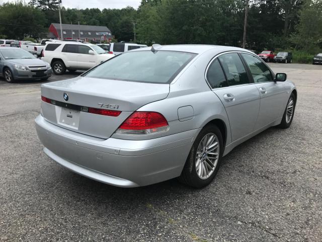 WBAGL63575DP74615 - 2005 BMW 745 I SILVER photo 4