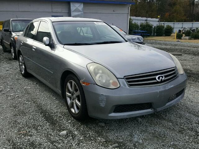 JNKCV51E46M503200 - 2006 INFINITI G35 GRAY photo 1