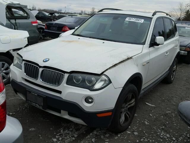 WBXPC73448WE52092 - 2008 BMW X3 3.0I WHITE photo 2