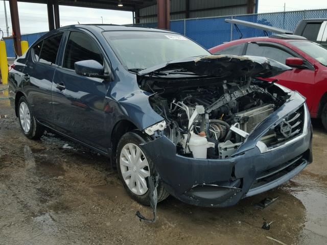 3N1CN7AP6GL838441 - 2016 NISSAN VERSA S BLUE photo 1