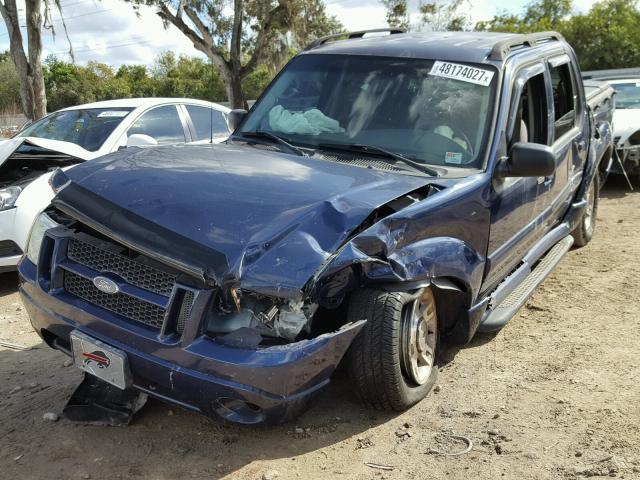 1FMZU67K64UC30173 - 2004 FORD EXPLORER S BLUE photo 2