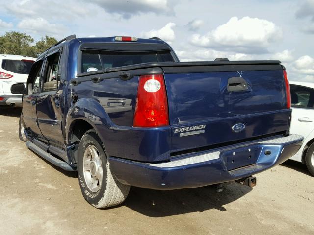 1FMZU67K64UC30173 - 2004 FORD EXPLORER S BLUE photo 3