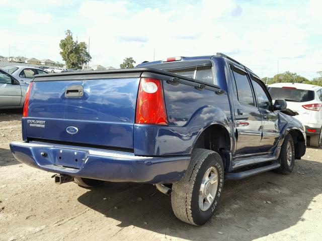1FMZU67K64UC30173 - 2004 FORD EXPLORER S BLUE photo 4