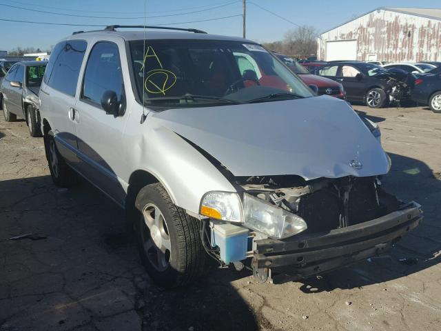 4N2ZN15T51D826819 - 2001 NISSAN QUEST GXE SILVER photo 1