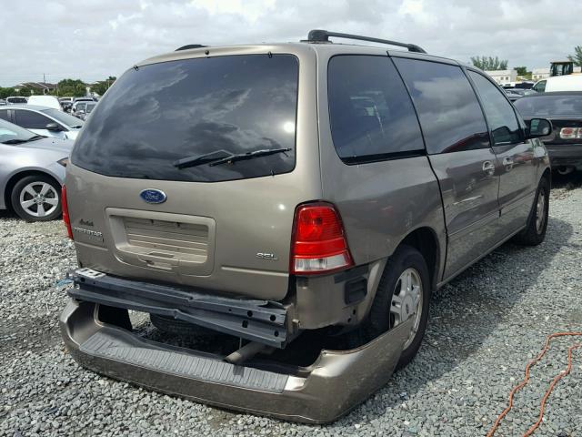 2FMZA52276BA40000 - 2006 FORD FREESTAR S BROWN photo 4