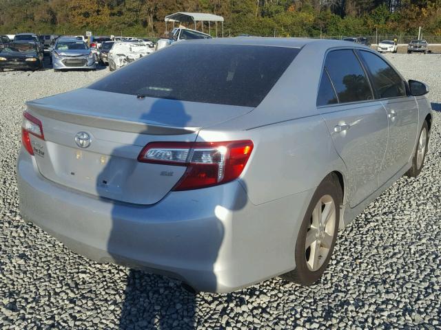 4T1BF1FK7EU319476 - 2014 TOYOTA CAMRY L SILVER photo 4